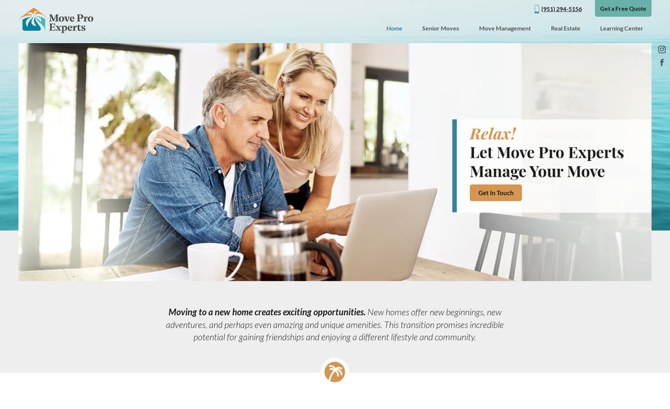 Move Pro Experts: Logo and Website Design