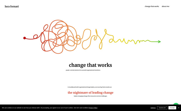 Luca Fornari: Restyling sito web