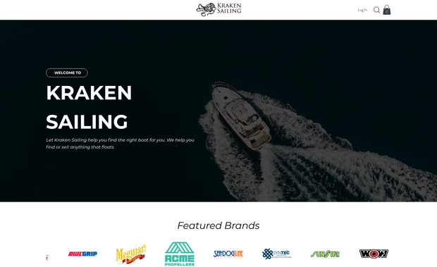 Kraken Sailing: Website Migration From Wordpress. Enhancements to design, SEO improvements, and addition of 10,000 store products.