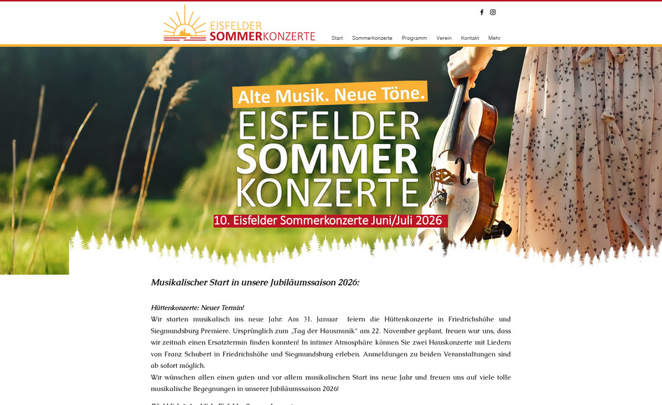 Eisfelder Sommerkonzerte: Festival in Eisfeld