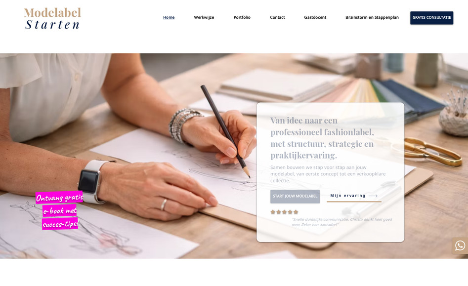 Modelabel Starten: • Website design
• Mobile site
• Pro SEO

