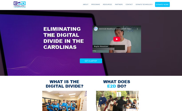 E2D: Full website design