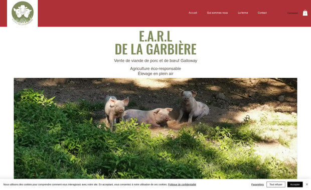 EARL De La Garbière: Boutique en ligne pour vente de viande en ligne