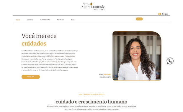 Maira Dourado: Site de venda de cursos online e mentirías, para a psicologa Maíra Dourado.