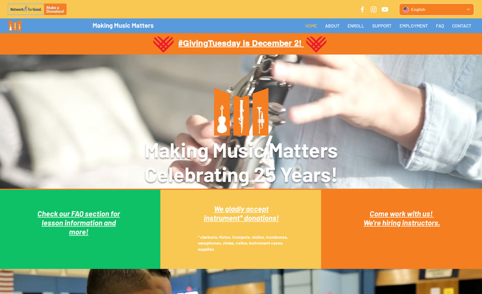 MMM Boston: Website design