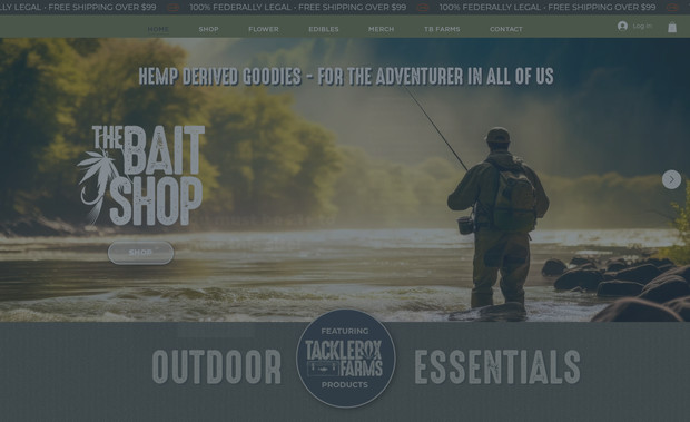 The Bait Shop: Collaboration with the client to create an e-commerce website and creative marketing strategies. 
