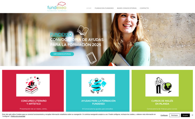 fundexeo: Diseño web 