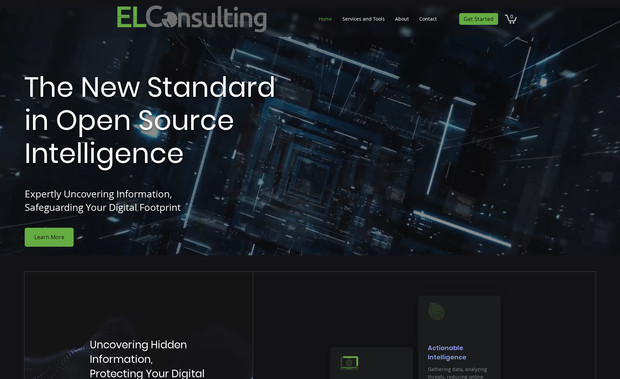 El Intelligence Cons: Full Website Design