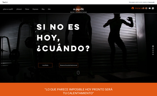 n-joy-fit: Advanced Website Design, custom media, automations and workflow, member's area, platform for training routines.