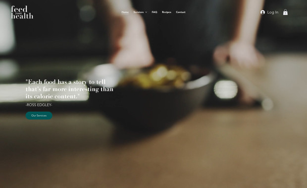 Feed your Health : We developed the brand identity, website, and full website copy for Feed Your Health, with a strong focus on structure, functionality, and user engagement. The website was designed to support the practice’s services through clear navigation, an organised services section, a recipe blog, and the setup of online programmes that allow clients to participate digitally.

Alongside the visual identity and web design, we handled copywriting across the site, ensuring information is clear, accessible, and aligned with the practice’s evidence-based approach.
