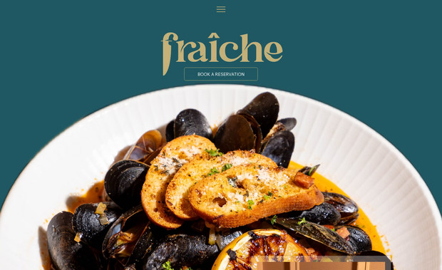 Fraiche DC: Fraiche DC is a new Fusion Restaurant opening in January 2025. 
This client wanted a fresh feel with a direct focus on their food. We used their logo and company branding to create a stunningly mouthwatering website that allows users to view their menu, make reservations, and receive e-mails to be notified when reservations are open or available. 
Services Rendered:
- Fullstack Website Design
- Website Automations
- Website Forms
- Reservations
- Mobile Optimization
- Tablet Optimization
- Desktop Optimization
- Search Engine Optimized (photos, pages, and links)
- Business E-mail Setup