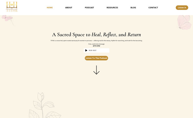 Tithe: Full strategy, branding, redesign