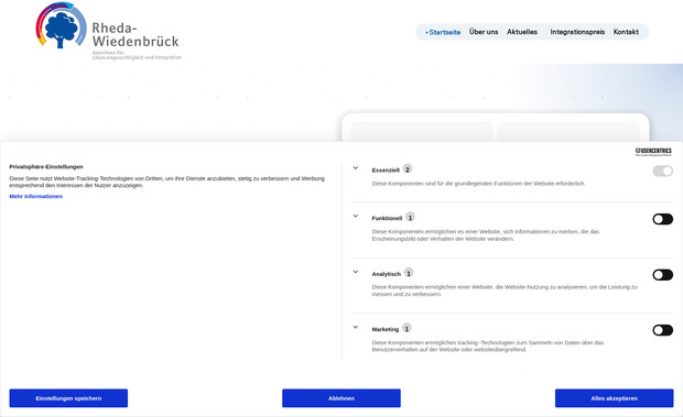 ACI Rheda-Wiedenbrück: Ein zukunftsweisendes Portal für Bürgernähe und digitale Teilhabe in der Region. 
Informations-Hub
Zentrale Anlaufstelle für alle städtischen Informationen, Bekanntmachungen und digitale Services.

Sitzungsmanagement
Rats- und Ausschussprotokolle digital aufbereitet – für volle Transparenz in der lokalen Politik.

News & Blog
Einblicke in aktuelle Projekte, Förderprogramme und die Fortschritte der Integration in unserer Stadt.

Event-Kalender
Vom Community-Café bis zur Einbürgerungsfeier – verpassen Sie keine städtischen Termine mehr.


Integrationspreis
Wir würdigen Engagement. Informieren Sie sich online über Preisträger und Nominierungen.


Kontakt & Social
Kurze Wege zur Verwaltung und interaktiver Austausch über bürgernahe Kommunikations-Channels.