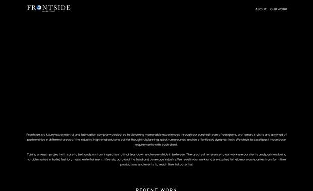 NYC Marketing Firm: This client had a great portfolio, but no way to showcase it in an elevated manner. We rebranded with a logo redesign and photography style change, sourced photos from multiple news articles their events were mentioned in as well as pulling from their clients, and crafted a new website as well as social media marketing campaigns. 

The new site comes with landing pages for their partnered venues to show to their own A-list clients. Our efforts with their social media has grown their following by around 16% steadily each month. 