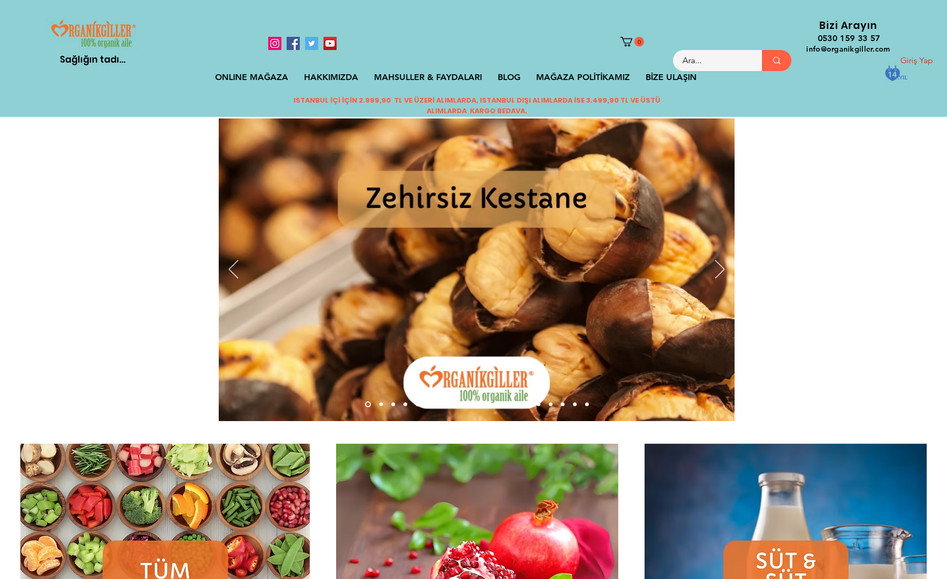 Organikgiller: E ticaret sitesi