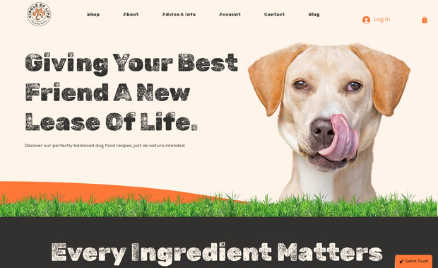 Circle of Life: For Circle of Life Food, I redesigned the website to provide a more modern, user-friendly experience, emphasizing the brand's commitment to natural, healthy food options. My work focused on enhancing the overall visual appeal, improving navigation, and ensuring that the site reflected the company’s values of sustainability and wellness.

Specifically, I designed a custom product page that allows customers to easily explore product details, nutritional information, and make quick purchases. The layout was crafted to create a seamless shopping experience, with an intuitive design and clear call-to-action buttons. I also implemented responsive design principles to ensure that the site performs flawlessly across all devices.