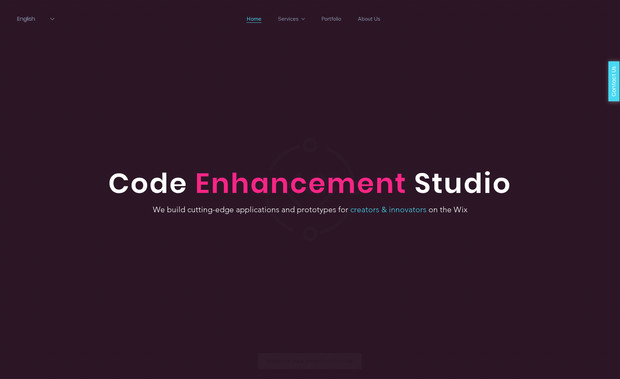 Code Enhancement Studio: Our Portfolio page