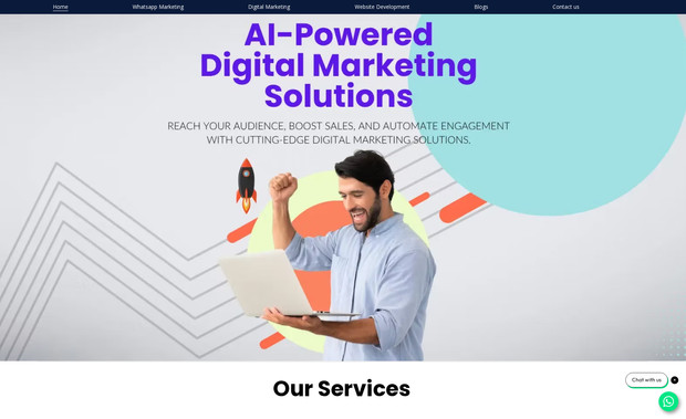 Smiligners: 🏷️ Project
Smiligners Digital Solutions – Official Website

🌍 Industry
Digital Marketing • AI • Automation • Technology Services

🔗 Website
https://www.smiligners.com/

🎯 Project Objective

The goal of this project was to design and develop Smiligners’ own digital presence that clearly communicates:

✨ Our expertise in AI-powered marketing & automation
✨ Our credibility as a modern, performance-driven agency
✨ Our ability to build scalable, conversion-focused platforms
✨ A strong foundation for lead generation and growth

This website acts as both a brand showcase and a business acquisition engine.

🧠 Our Strategic Thinking

Since this was our own platform, we treated it as a benchmark project — applying the same (or higher) standards we deliver to clients.

🔹 Clear positioning as an AI-first digital agency
🔹 Structured messaging for instant clarity & trust
🔹 Conversion-focused layout for enquiries & leads
🔹 Flexible structure to evolve with new services

🛠️ Scope of Work
🌐 Website Design & Development

Custom Wix Website Design & Development
Clean, modern, and professional UI/UX
Fully responsive across all devices 📱💻
Clear service segmentation and navigation

🎯 Conversion & Business Focus

Strategic CTA placements
Service-oriented content flow
Lead-focused structure
Trust-building layout and messaging

🤖 Technology & Automation Readiness

Scalable structure for AI & automation services
Ready for chatbot, CRM, and workflow integrations
SEO-friendly site architecture
Performance-optimized build

✨ Key Features Delivered

✔️ Clear agency positioning & value proposition
✔️ Professional and scalable design system
✔️ Service-focused page structure
✔️ Conversion-ready enquiry flow
✔️ Easy content management
✔️ Future-ready for AI & automation expansion

📈 Outcome & Impact

🚀 Established a strong digital identity for Smiligners
🚀 Improved clarity of services and offerings
🚀 Positioned the brand as a modern AI-driven agency
🚀 Created a scalable platform to support marketing, sales & partnerships

💎 Why This Project Is Important

This project demonstrates how we:
Think like business owners, not just designers 🧠
Build websites that support real growth goals 📈
Combine design, strategy, and technology seamlessly
Apply the same high standards to our own brand as we do for clients