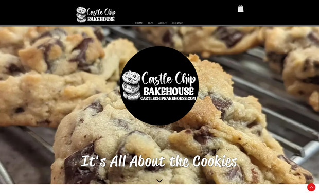 CastleChip Bakehouse: Designed site to client specs, using photos and existing logo. 