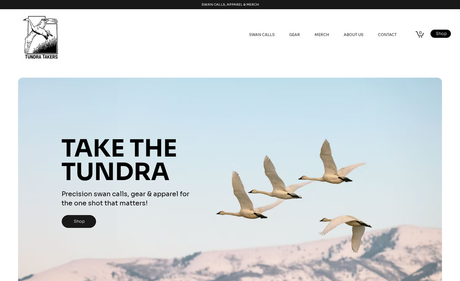 tundratakers: Tundra Takers approached us looking for a clean, functional eCommerce website that not only streamlined the order process but also elevated their brand image. We delivered a bold and visually impactful site that reflects the rugged spirit of their products while making it easy for customers to browse and purchase. From product presentation to mobile responsiveness, every detail was designed to support conversions and build brand credibility. The result? A simple, powerful online store that works just as hard as their gear.