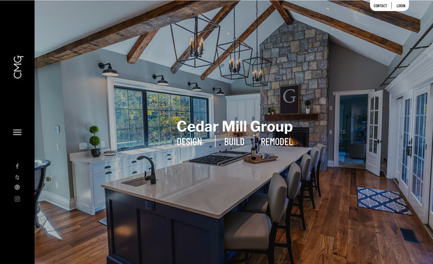 Cedar Mill Group: Website redesign for high-end builder in NH. We moved the site from Wordpress to Wix Studio. Ongoing work includes SEO and project spotlight content, email campaigns and blog articles.