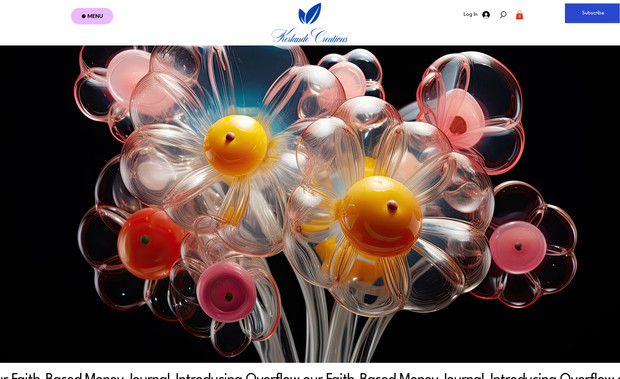 Kerlande Creations: Wix studio website