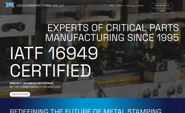 Lincoln Mfg: EditorX design 