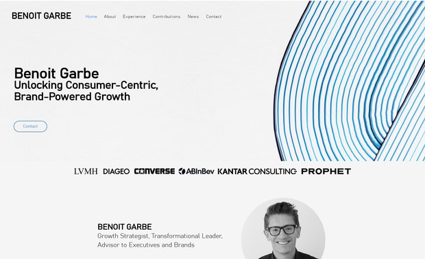 Benoit Garbe: I designed and developed the website for Benoit Garbe, a growth strategist and consultant, to showcase his expertise in helping businesses achieve sustainable growth. The project involved creating a professional, sleek, and modern design that reflects Benoit’s strategic approach to business development. I focused on creating clear sections to highlight his services, philosophy, and team, ensuring seamless navigation throughout the site. The design also emphasized thought leadership content and easy access to contact information, with a responsive layout optimized for both desktop and mobile devices. The end result is a polished, user-friendly website that effectively represents Benoit Garbe’s brand and expertise.