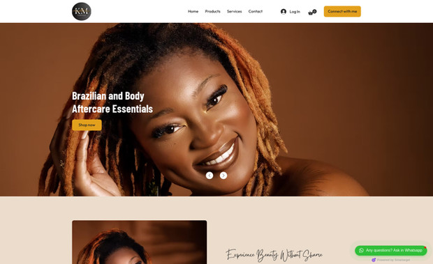 Kerri Mc Neil: Created a website from scratch on Wix studio for a Salon Artist.