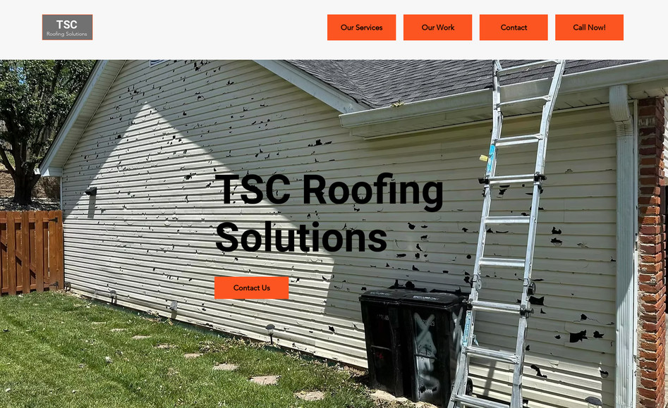 TSC Roofing: Website for a Roofing and Construction company with Wix Forms. 