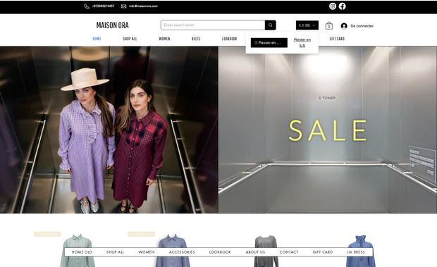 Maison Ora: Design Website