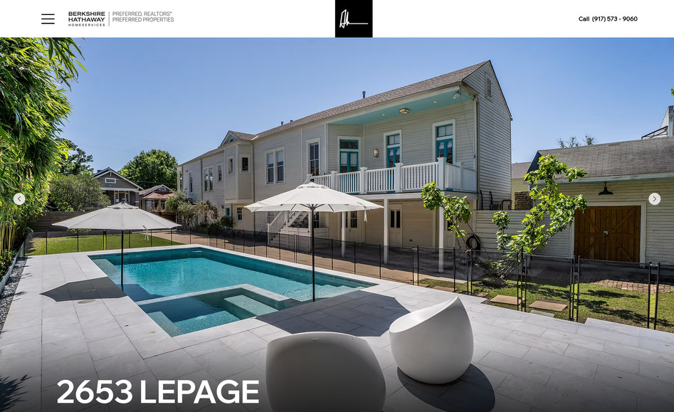 2653 LePage: We created a clean, professional, and highly visual website to showcase the exclusive listing at 2653 LePage. The site is designed to make a strong first impression with prospective buyers and agents by highlighting the property’s best features through large imagery, an intuitive layout, and fast, mobile-friendly performance. 