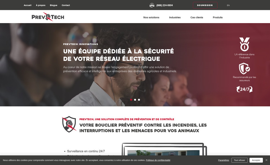 PrevTech Innovations: Refonte + Référencement