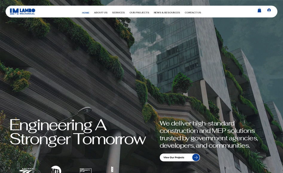  Lambo Mechanical: A government contractor wanted to appear more professional online to support their bids. Their work and online presence were truly reflected in this project.