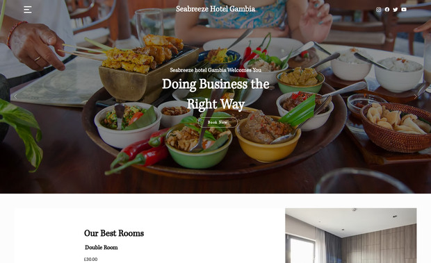 Seabreeze: Seabreeze Hotel Gambia is a lovely bar and restaurant located in the heart of Gambia. We offer great food and drinks and a relaxing atmosphere for our guests. 