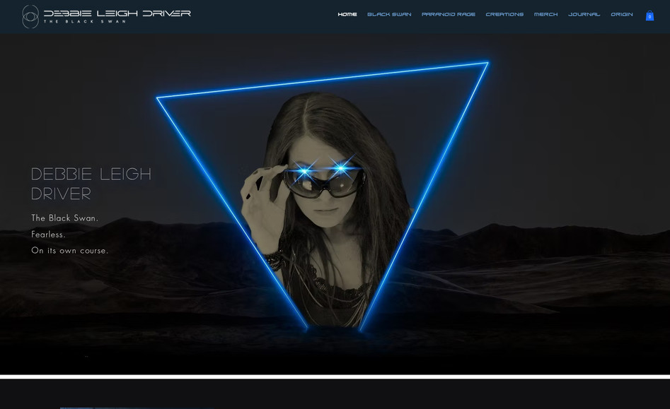 Debbie Leigh Driver: Website design and build in Wix Studio.