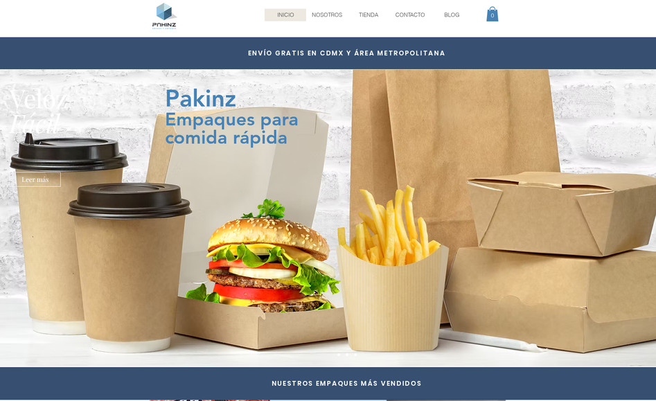 Pakinz: Diseño de tienda en línea, retoque y generación de imágenes por IA, banco de imágenes, generación de contenido.