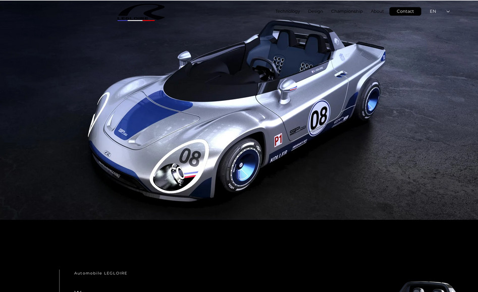 Legloire: Création du site internet