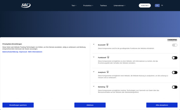 SQC AG: Für die SQC AG durften wir den digitalen Auftritt modernisieren. Mit einem frischen, zeitgemässen Webdesign und einem visuell überarbeiteten Markenauftritt.

Das Logo blieb zu 100% erhalten. Keine Änderungen. Keine Justierungen. Denn es hat sich über drei Jahrzehnte hinweg als Erkennungszeichen in der Branche etabliert.

Dafür haben wir den visuellen Auftritt, die Bildwelt und die User Experience weiterentwickelt. Moderner, klarer, nutzerfreundlicher. Passend zu einem Unternehmen, das seit über drei Jahrzehnten für Qualität und Präzision steht.