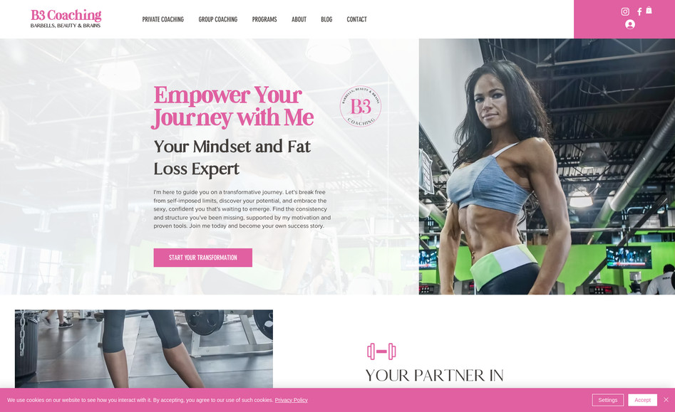 B3 Coaching: Advanced Website