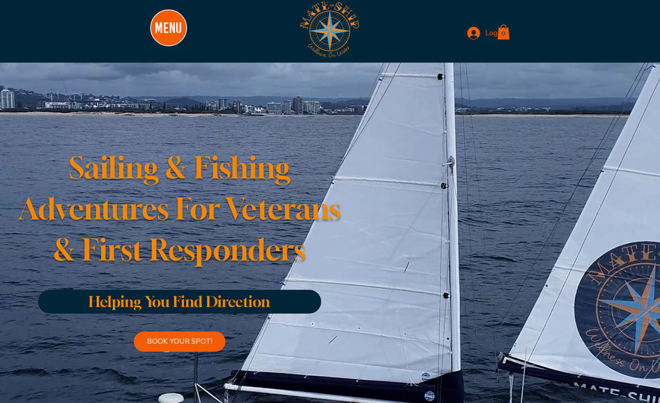 Mate Ship: A love project for Veteran sailing and fishing adventures, includes events and bookings for instruction and social events for veterans and first responders.