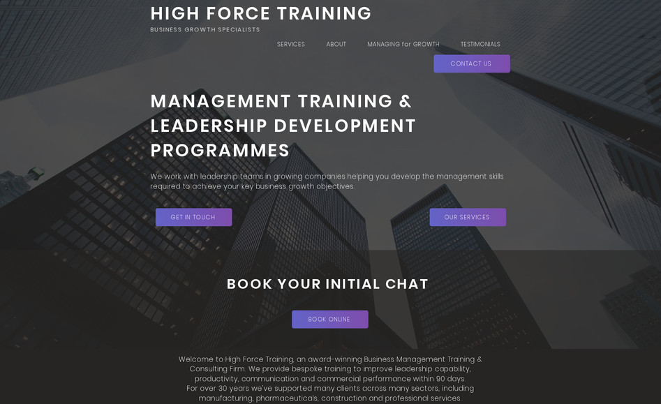 High Force Training: 