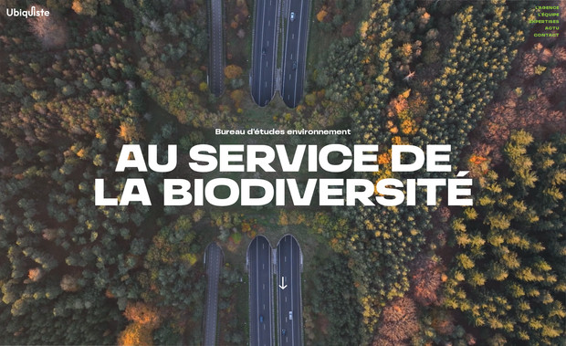 Ubiquiste: Refonte et finalisation d’un site web sous Wix Studio pour un bureau d’études environnementales située à Lyon : optimisation du responsive design, harmonisation graphique, création de pages additionnelles, mise en page d’un blog, et optimisations techniques (accessibilité, SEO on-page, CMS, performance).