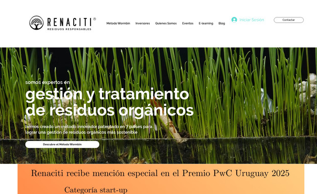 Renaciti: Desarrollo WebFlex avanzada. Uruguay.
Configuración de eventos, email Marketing y programas educativos.