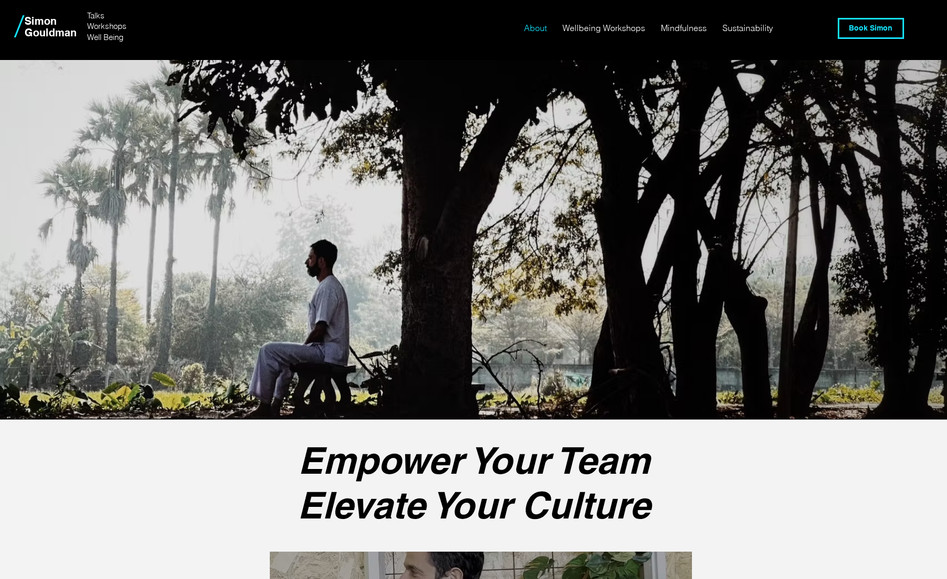 Simon Gouldman: Website for a trainer, facilitator, speaker and coach.