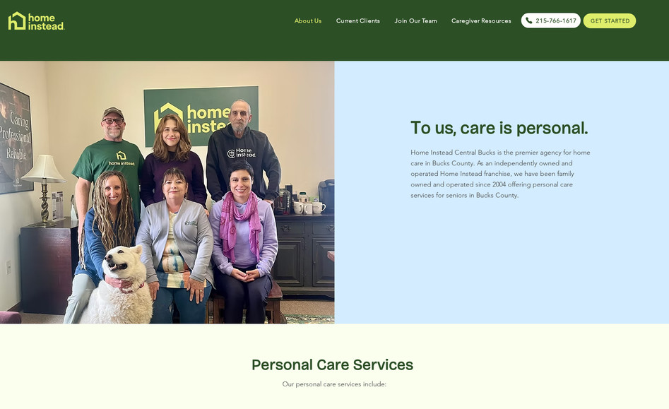 Home Instead: This is my client website David Lovely in which I design the mega menu and redesign the complete website.