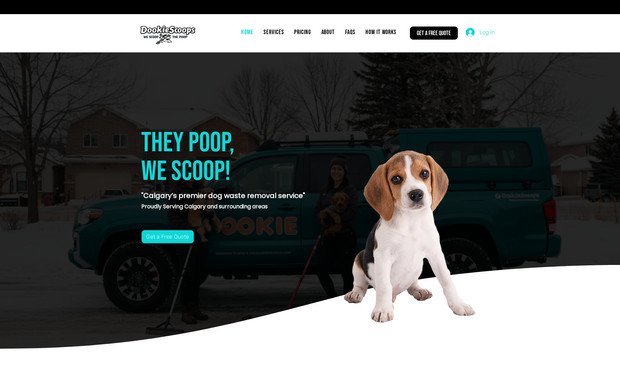 Dookie Scoops: Wix project