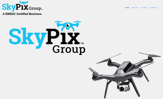 SkyPixGroup: Built website for client