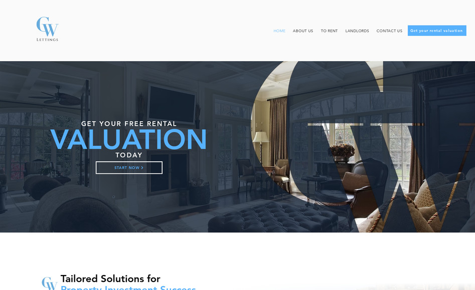 CW Lettings: As a web design and development agency, we partnered with CW Lettings to redesign their website, transforming it into a modern, user-friendly platform that reflects their professionalism and expertise in property lettings. The redesign focused on improving functionality, enhancing user experience, and showcasing their services effectively.

Our Contributions:
- Modern Visual Redesign: Revamped the website with a sleek and contemporary design that aligns with CW Lettings’ brand identity and values.
- Optimised Service Listings: Redesigned the service sections to clearly highlight their offerings, ensuring clarity and professionalism.
- Improved Navigation: Streamlined the layout and navigation to provide a seamless and intuitive user experience.
- Responsive Design: Ensured the website is fully optimised for all devices, offering consistent performance on desktops, tablets, and mobile phones.
- SEO Enhancements: Updated SEO strategies, including metadata and structured data, to improve search engine rankings and attract more organic traffic.
- Interactive Features: Integrated user-friendly elements such as contact forms and call-to-action buttons to boost engagement and inquiries.
- Social Media Integration: Strengthened connections with social platforms to expand CW Lettings’ online presence and engagement.

Outcome:
The redesigned website now serves as a professional and engaging platform that effectively showcases CW Lettings’ expertise and services. This transformation has elevated their brand presence, improved user experience, and positioned them as a trusted name in the property lettings industry.