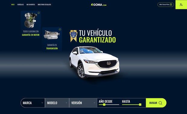 4GOMA.com: Marketplace de Vehículos